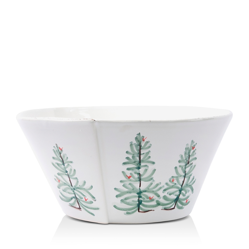 Vietri Lastra Holiday Large Stacking Serving Bowl In Multi