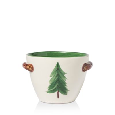Old St. Nick with Popcorn Serving Bowl