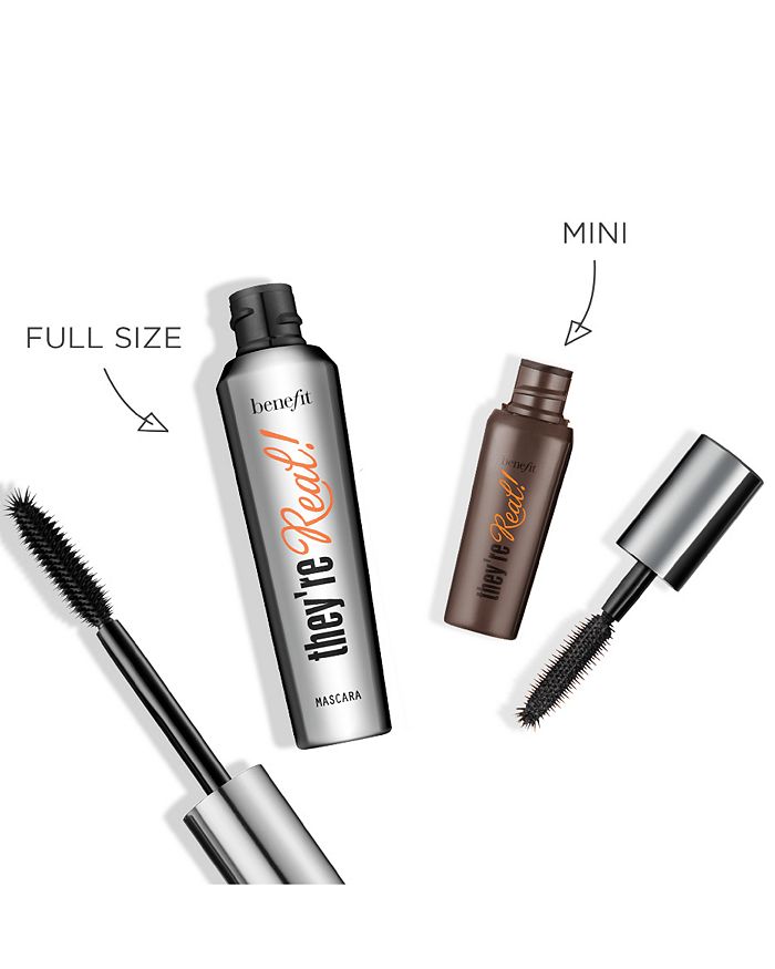 Shop Benefit Cosmetics They're Real! Lengthening Mascara, Mini - 0.14 Oz. In Jet Black