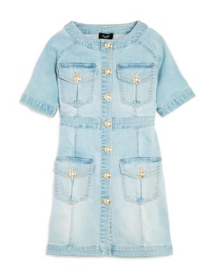 big girls denim dress