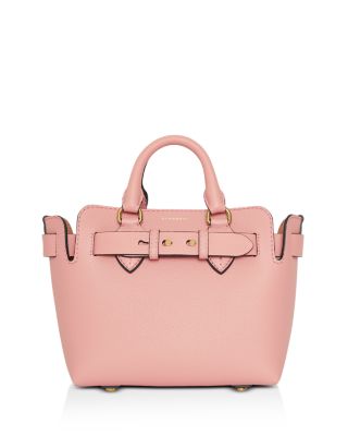burberry belted leather tote
