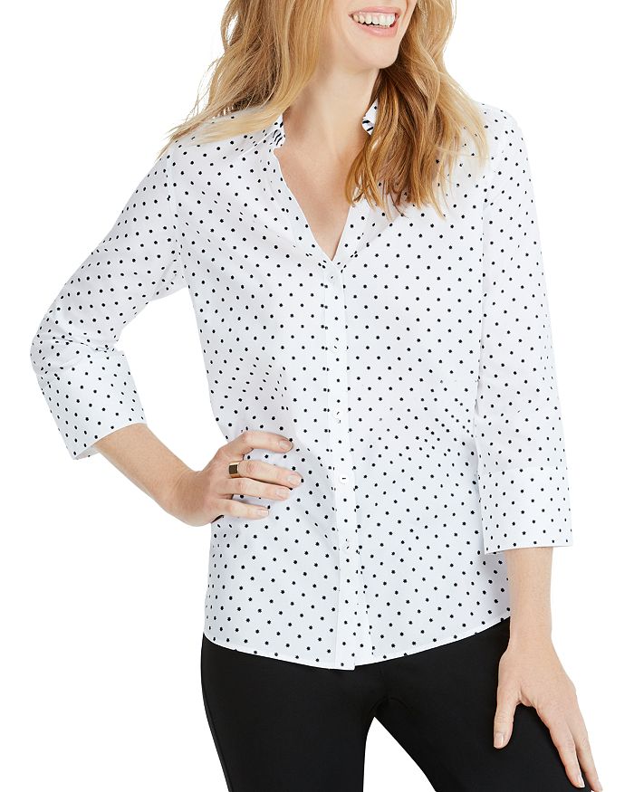 Foxcroft Mary Star Button-Down Shirt | Bloomingdale's