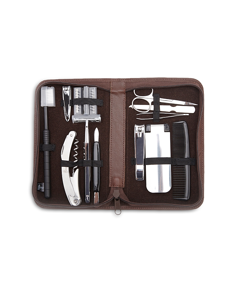 Photos - Cosmetic Bag Royce New York Leather Travel & Grooming Toiletry Kit 507-COCO-5