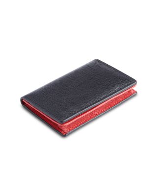 Pebbled Leather Card Case