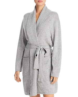 Arlotta Cashmere Blend Short Robe - 100% Exclusive In Flannel