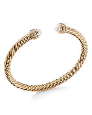 david yurman pearl and diamond bracelet