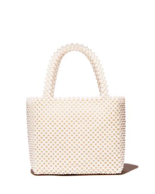 AQUA - Samira Faux Pearl Beaded Tote - 100% Exclusive