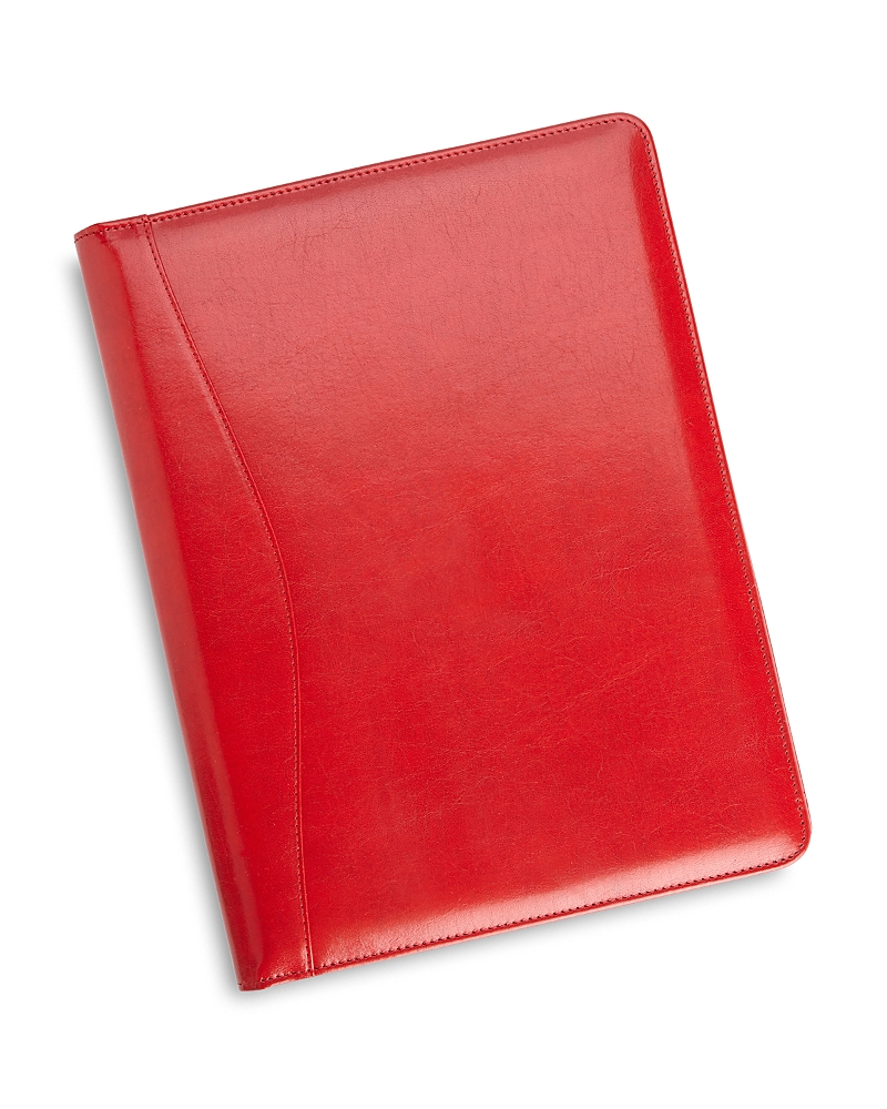 Royce New York Executive Leather Writing Portfolio In Red