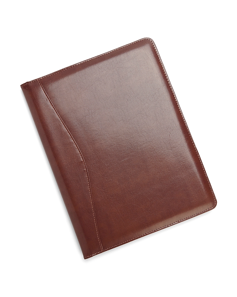 Royce New York Leather Writing Portfolio & Organizer In British Tan