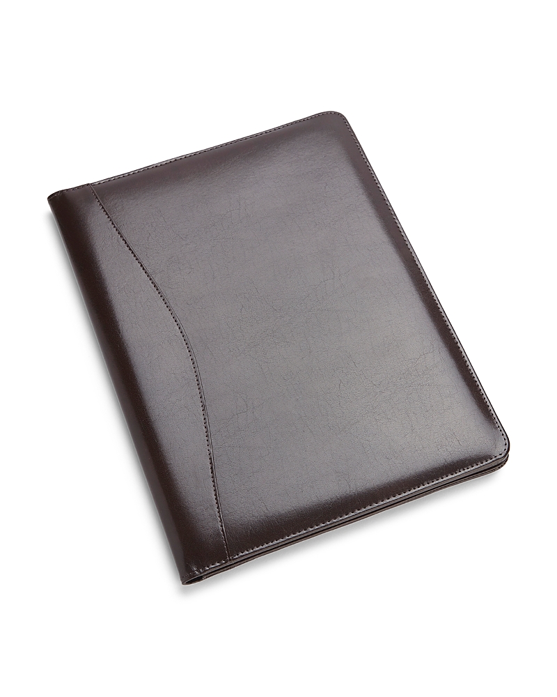 Royce New York Executive Leather Writing Portfolio In Chestnut Brown