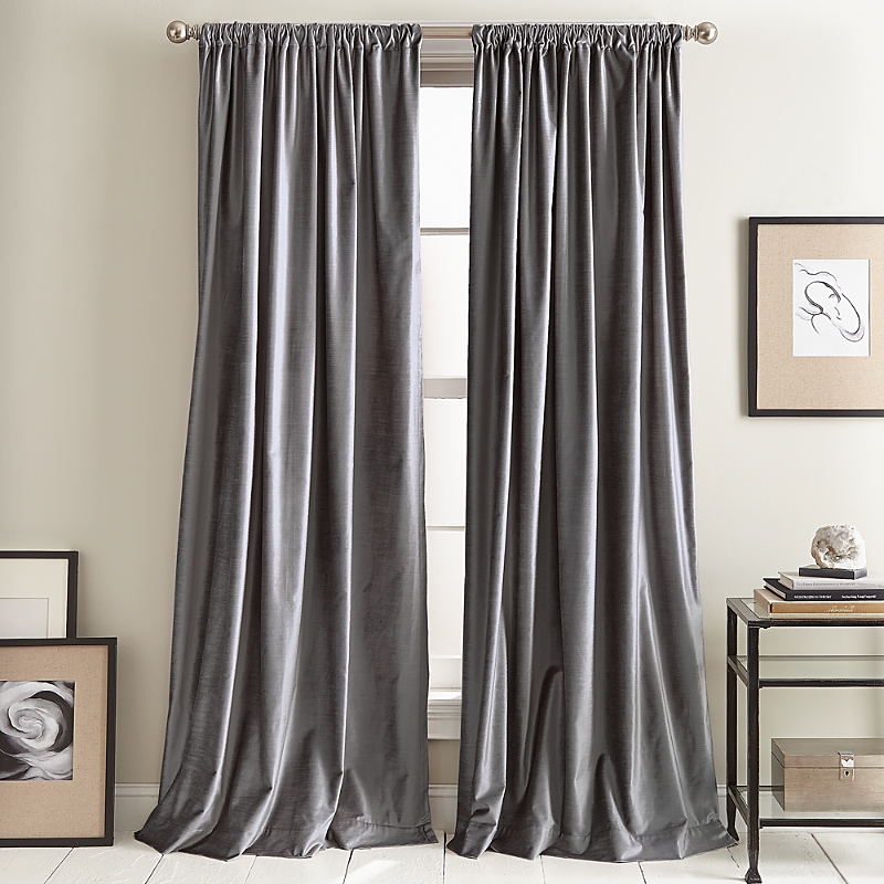 Dkny Modern Knotted Velvet 84 x 50 Window Panel, Pair