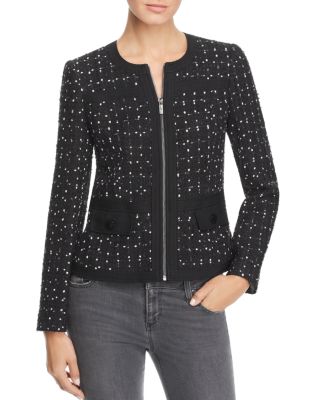 karl lagerfeld paris tweed jacket