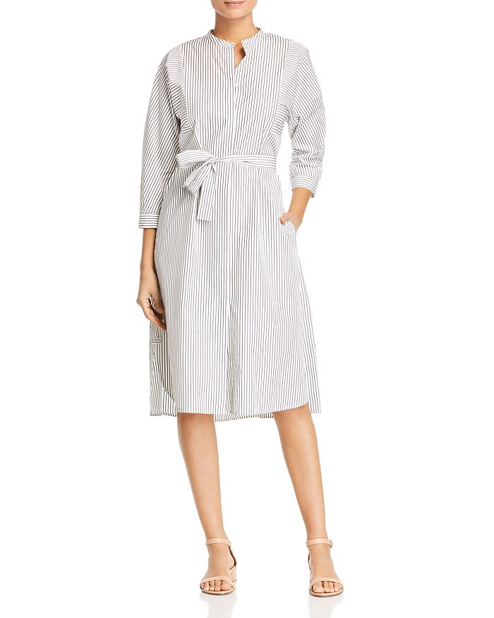 Weekend Max Mara Urbano Striped Cotton Shirt Dress Bloomingdale s
