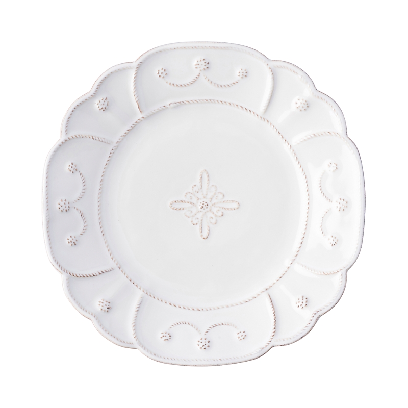 Juliska Jardins Du Monde Villandry Dessert/salad Plate - Whitewash In White
