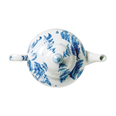 Country Estate Delft Blue Teapot Main House