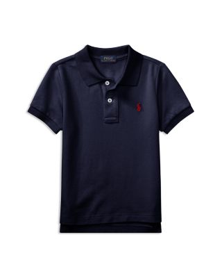 Boys' Solid Mesh Polo Shirt - Little Kid