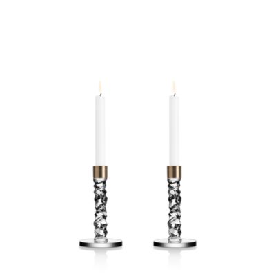 Carat Low Candlestick Pair