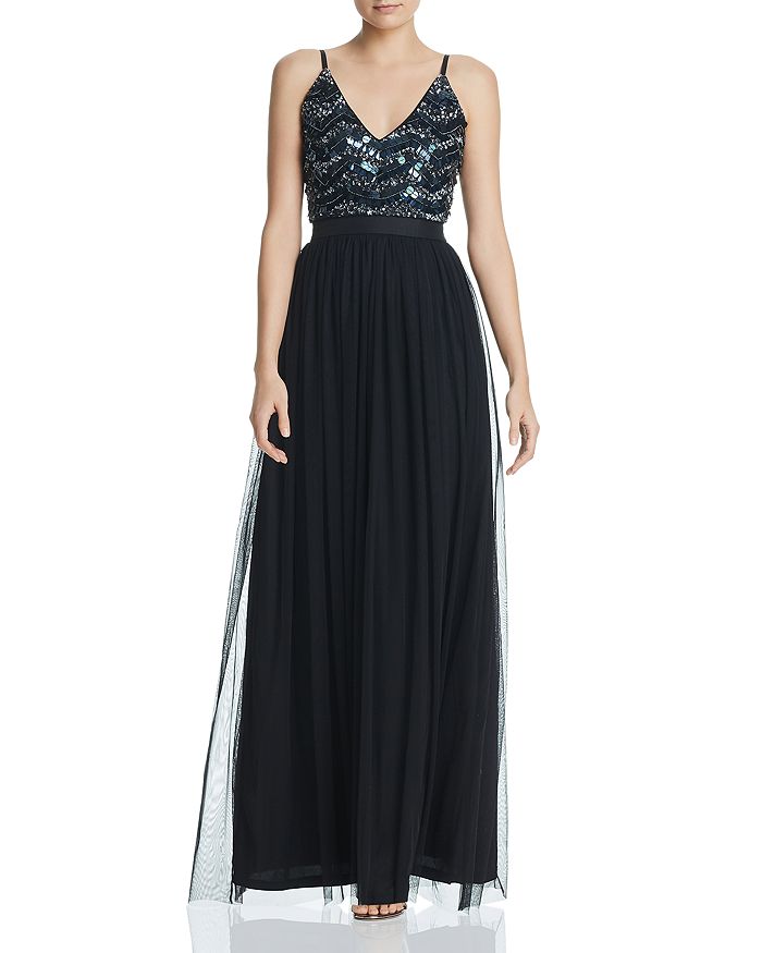 AQUA Embellished Bodice Gown - 100% Exclusive | Bloomingdale's