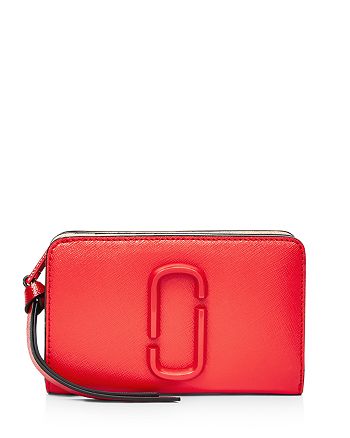 Last St Emperor MARC JACOBS Snapshot Compact Leather Wallet | Bloomingdale's