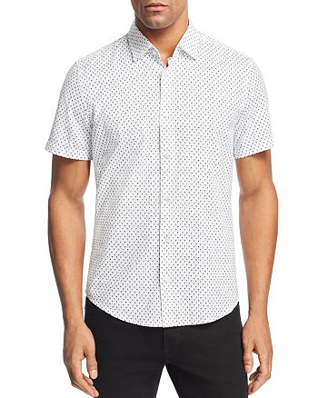 BOSS Rash Palm Regular Fit Button-Down Shirt | Bloomingdale's