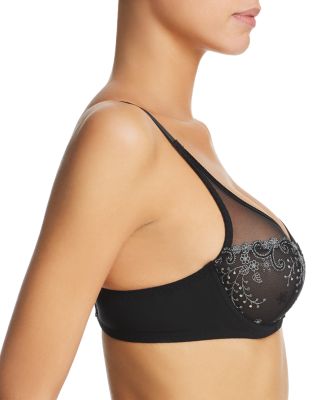 D&eacute;lice Sheer Plunge Underwire Bra - thumbnail 10