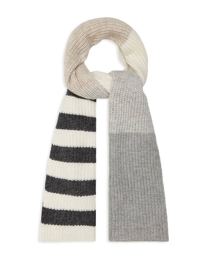 REISS - Mylee Color-Block Striped Scarf