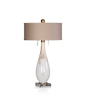 Uttermost - Cardoni White Glass Table Lamp