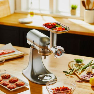 Metal Food Grinder Attachment - #KSMMGA