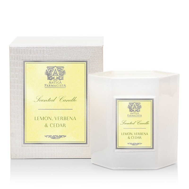 Antica Farmacista Lemon, Verbena & Cedar Hexagonal Candle, 9 Oz.