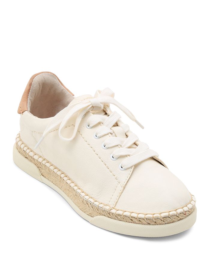 DOLCE VITA WOMEN'S MADOX LEATHER LOW TOP SNEAKERS,MADOX