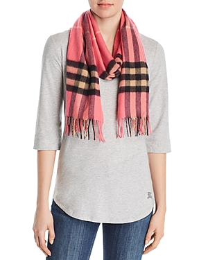 BURBERRY GIANT ICON CHECK CASHMERE SCARF,8004709