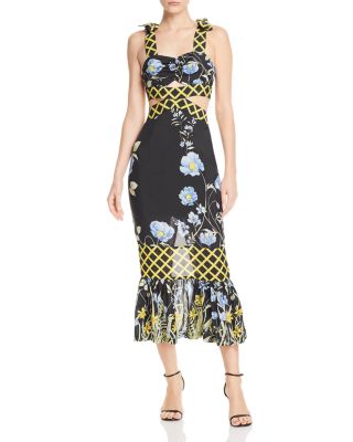 alice mccall yellow floral dress