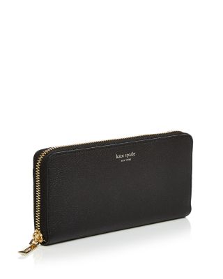 kate spade black and tan wallet