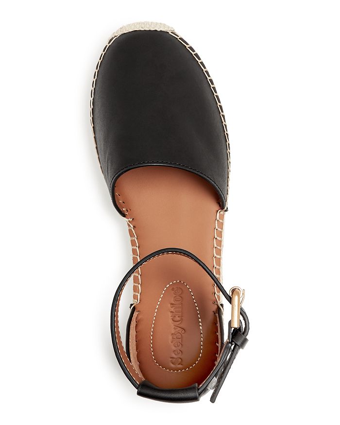 see by chloé women's ankle strap platform espadrilles