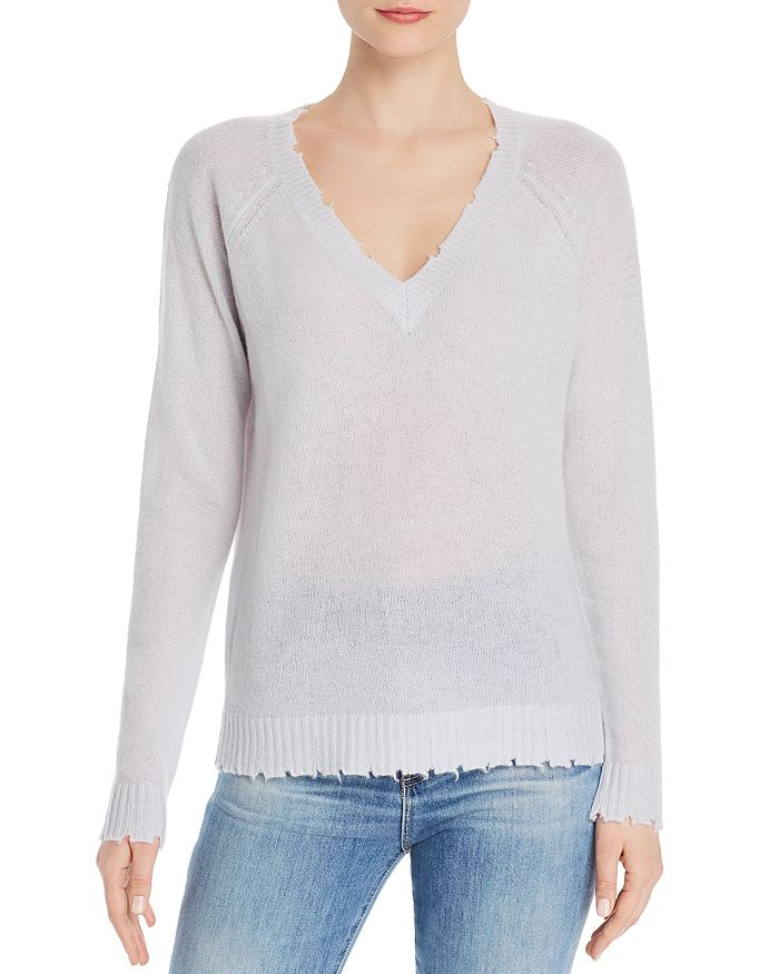 Minnie rose sales distressed sweater