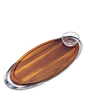 Nambé - Luna Serving Board with Dipping Dish - 100% Exclusive
