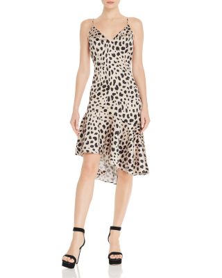 aqua leopard dress