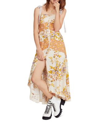 chinese dress ladies Free People Sasha Maxi Lemon Combo – Simply Couture Boutique main image 1