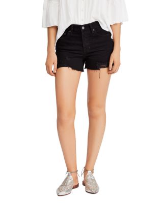 free people sofia denim shorts