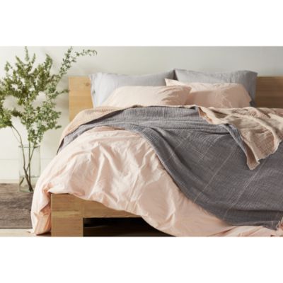 Coyuchi topanga matelasse online blanket