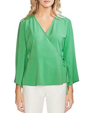 Vince Camuto Tops PEPLUM WRAP TOP