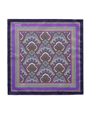 Paisley Silk Pocket Square
