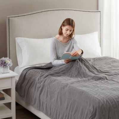 Electric Microfleece Heated Blanket, Queen