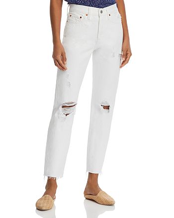 Levi's Wedgie Icon Tapered Ankle Jeans in Light Relief | Bloomingdale's