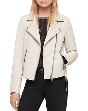 ALLSAINTS DALBY LEATHER BIKER JACKET,WL018N