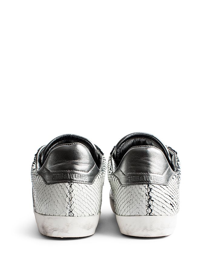 Shop Zadig & Voltaire Women's Zadig Keith Flash Low Top Sneakers In White
