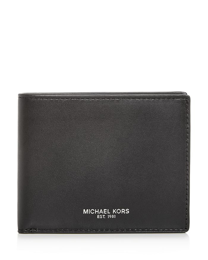 Michael Kors Slim Leather Bi-Fold Wallet | Bloomingdale's