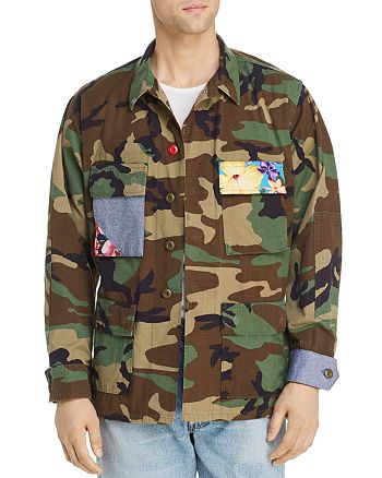 Atelier And Repairs Patchwork Camouflage Print Jacket 100
