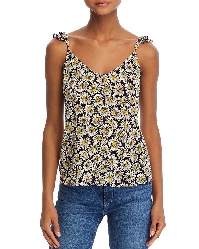 7 FOR ALL MANKIND FLORAL CAMISOLE TOP,AN1345J184