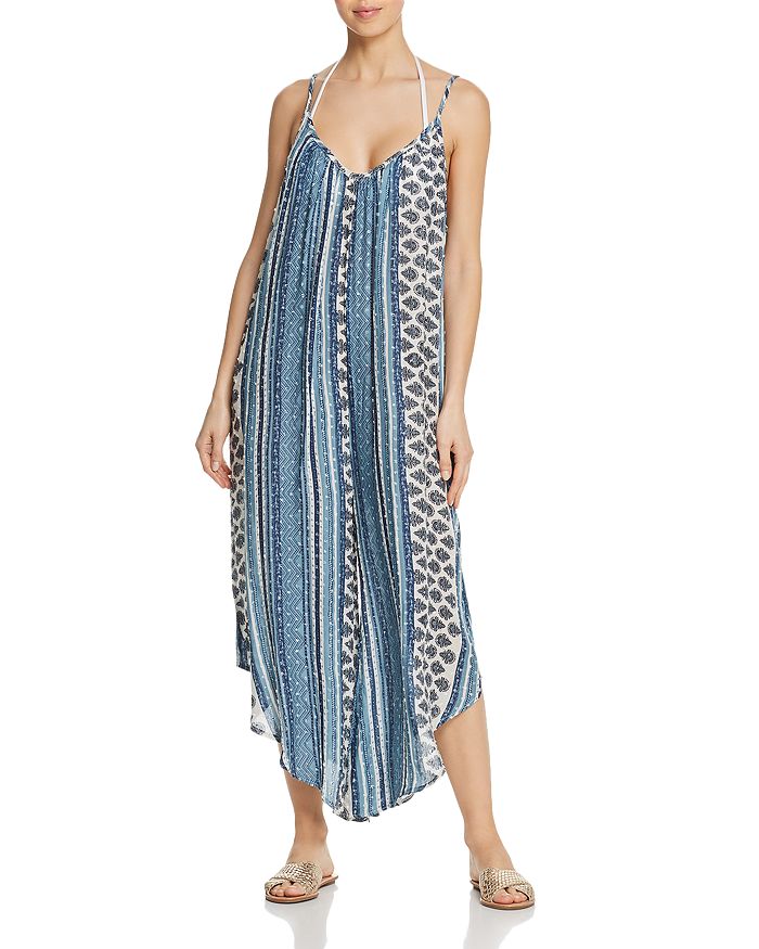 J. Valdi Topanga Flowy Jumpsuit Swim CoverUp Bloomingdale's